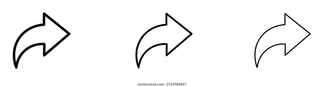 Share icons in tree different stroke sizes