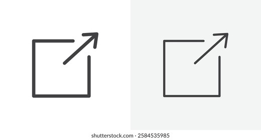 Share icons vectors illustrations in black fill and liner versions