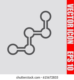 Share icon,sign,symbol isolated in flat style.Vector illustration.