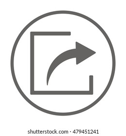 Share  icon,vector. Flat design.