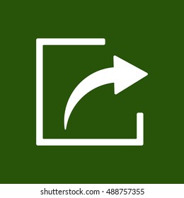 Share  icon,vector. Flat design.