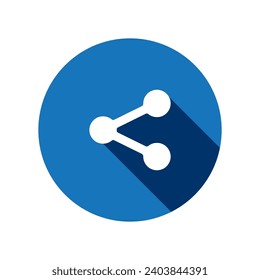 Icono de Share,ilustración de vector diseño simple de plantilla