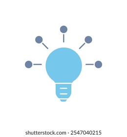 share idea concept line icon. Simple element illustration. share idea concept outline symbol design.