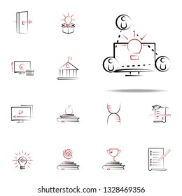 share ideas icon. Education icons universal set for web and mobile