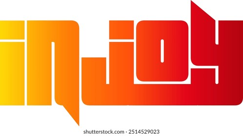 Share the Injoy, Injoy text, gradient color text