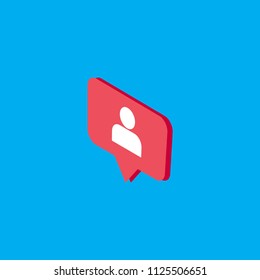 Share Isometric Vector Template Design Illustration