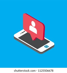 Share Isometric Vector Template Design Illustration