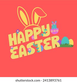 Comparte la alegría con la tarjeta de felicitación de Pascua para los medios sociales
