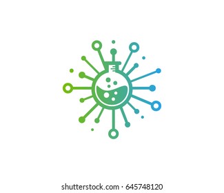 Share Lab Icon Logo Design Element