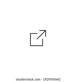 share line art vector icon