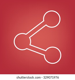 Share line icon