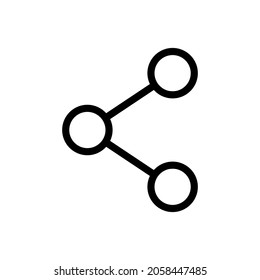 Share line icon for apps and web sites