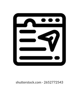 ícone compartilhar linha. Ícone de vetor limpo e minimalista para sites, aplicativos móveis, apresentações e logotipos. Totalmente dimensionável e personalizável para qualquer projeto.