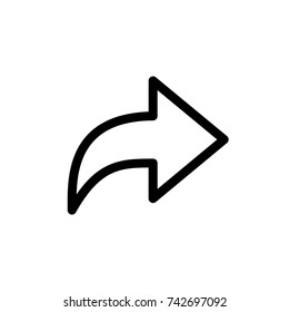 share line icon, share line icon vector, in trendy flat style isolated on white background. share line icon image, share line icon illustration