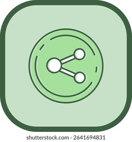 Share Line vector Icon Design