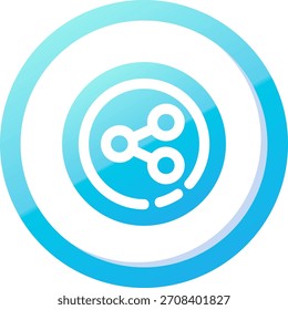 Diseño de ícono de Vector de línea Compartir