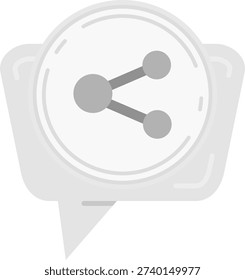 Share Line vector Icon Design