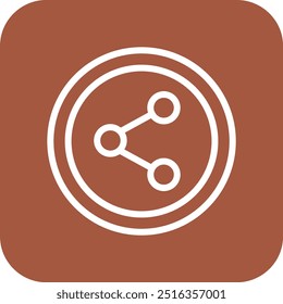 Share link Vector Icon Design Illustration