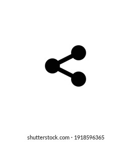 Share Or Link- Vector Icon - Isolated Vector Icon On A White Background