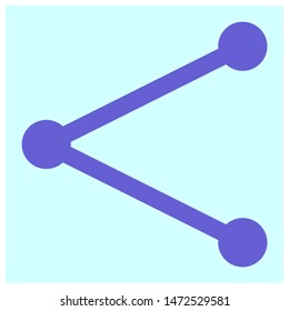 share logo is a simple logo, like a share logo in a simple blue color, suitable for various needs of your company or business logo,