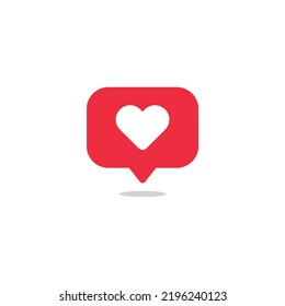 botón de símbolo de amor compartido símbolo de red social vector