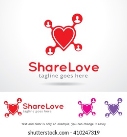Share Love Logo Template Design Vector Design 