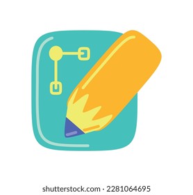 icono de aplicación móvil compartido aislado