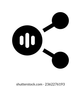 share music icon. vector icon for your website, mobile, presentation, and logo design.