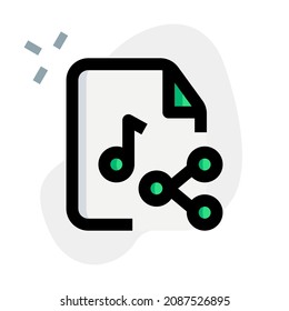 Share the music from the user playlist library