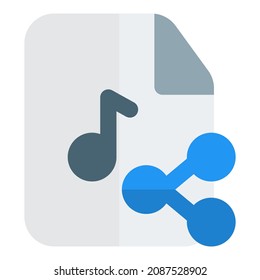 Share the music from the user playlist library