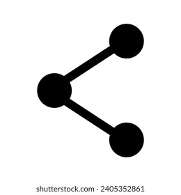 Share Network Flat Icon Isolated Vector Illustration