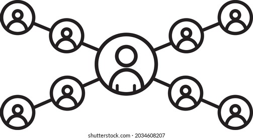 Share, network icon vector. teamwork icon.