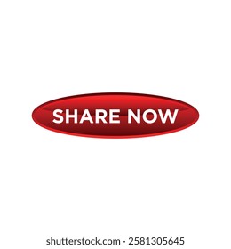share now button website vector template
