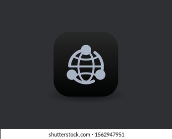 Share on Social Media - Vector App Icon
