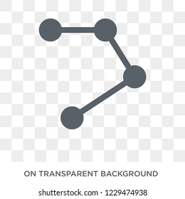 Share options icon. Trendy flat vector Share options icon on transparent background from business   collection. 