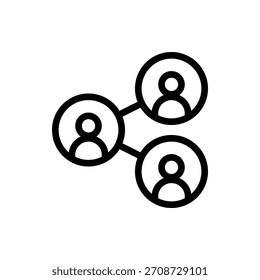 Icono de contorno de Compartir. Icono de Compartir