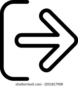 Share Outline Vector Icon Design
