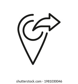 Share Outline Vector  Icon. Illustration Of A Stroke Vector On A White Background. From App And Website.