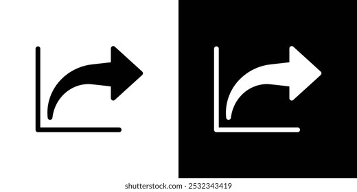 Compartilhar ícone da página logotipo linear isolado