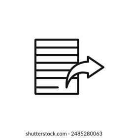 Share page icon vector set collection for web