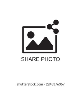 share photo icon , media icon