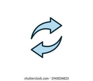 Share premium line icon. Simple high quality pictogram. Modern outline style icons. Stroke vector illustration on a white background. 
