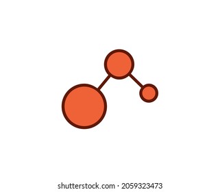 Share premium line icon. Simple high quality pictogram. Modern outline style icons. Stroke vector illustration on a white background. 