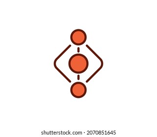 Icono de línea premium de compartición. Pictograma sencillo de alta calidad. Iconos modernos de estilo de contorno. Ilustración vectorial de trazo sobre un fondo blanco. 