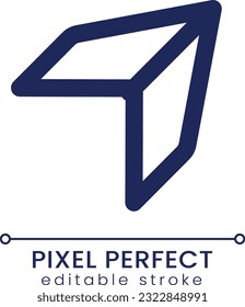 Share and repost pixel perfect linear ui icon. Social media communication. Messenger. GUI, UX design. Outline isolated user interface element for app and web. Editable stroke. Poppins font used