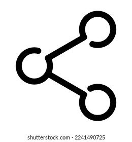 Share sharing icon. Social Networking Service symbol vector illustration