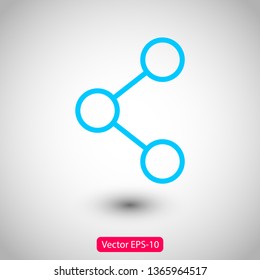 Share sign icon. 