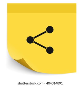Share sign icon.