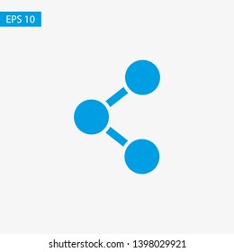 Share sign icon. Vector web design
