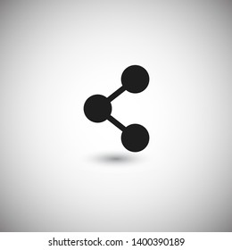Share sign icon. Vector web design